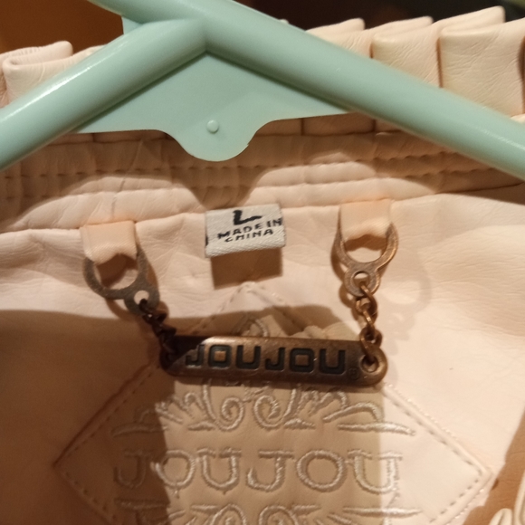 Joujou leather jacket light pink - Picture 3 of 3